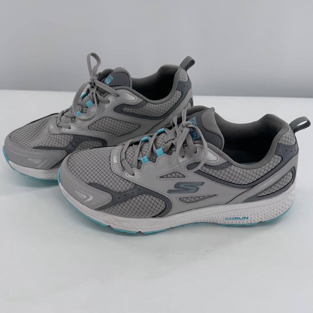 Skechers GOrun Consistent Womens Size 10 Gray Running Shoes Sneakers